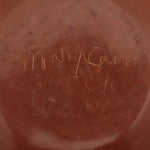Mary Cain (1915-2010) - Santa Clara Redware Bowl with Carved Avanyu Design c. 1970s, 3" x 6" (P90472-0911-004) 5
