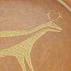 Tony Da (1940-2008) - San Ildefonso Sienna Sgraffito Plate with Heartline Deer Design c. 1970s, 1.25" x 7" (P91138A-0120-049) 1
