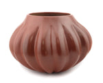 Helen Shupla (1928-1985) - Santa Clara Redware Melon Jar c. 1980-90s, 6.25" x 9.375" (P91138A-0222-009) 1