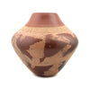Jody Folwell (b. 1942) and Susan Folwell (b. 1970) - Santa Clara Redware Vase with Sgraffito Design c. 1990-2000s, 8.25" x 9" (P91138A-0222-011)
