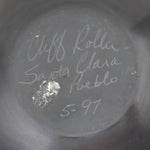 Cliff Roller (b. 1961) - Santa Clara Contemporary Black Jar with Carved Design, 3.25" x 5.25" (P91370A-0521-010)7