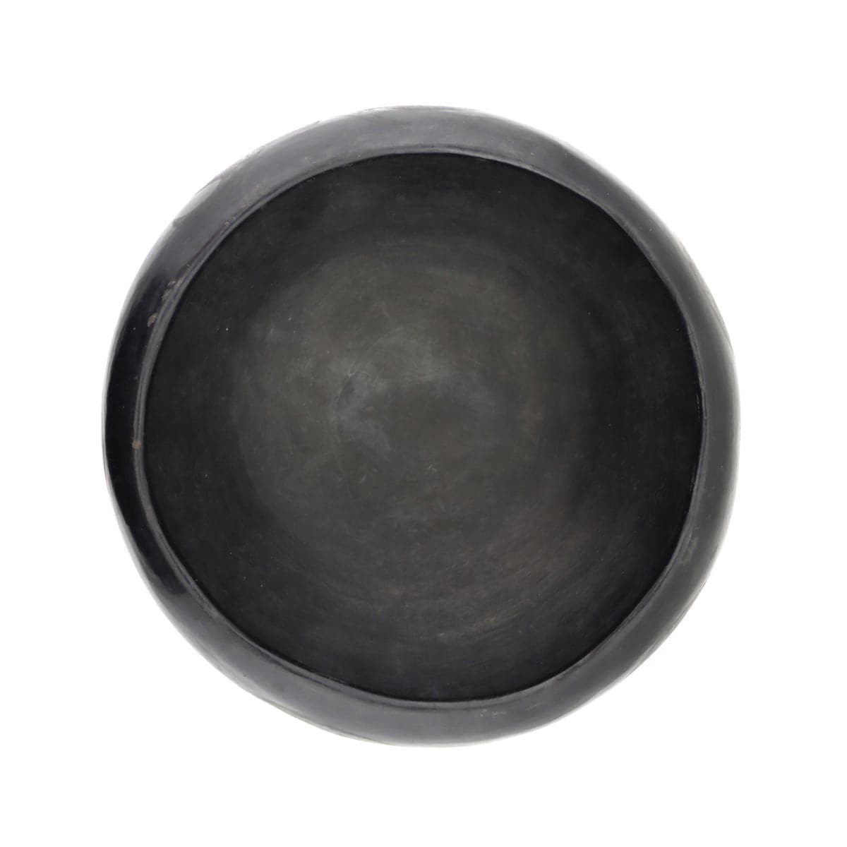 Maria Martinez (1887-1980) - Unsigned San Ildefonso Black on Black Bowl with Avanyu Design c. 1920s, 4" x 8.25" (P91901D-0322-004) 4