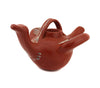 San Juan Redware Bird Pot with Handle c. 1930s, 5.5" x 8" x 10.5" (P91901D-0322-007)