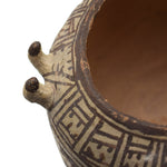 Zuni Jar with Hooks and Geometric Design c. 1920s, 6" x 7" (P91950B-0413-015)
