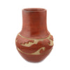 Teresita Naranjo (1919-1999) - Santa Clara Redware Vase with Carved Avanyu Design c. 1950-60s, 10" x 7.5" (P91963-0621-002)4