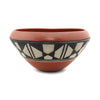 Paulita T. Pacheco - Santo Domingo (Kewa) Polychrome Dough Bowl c. 1991, 11.75" x 6" (P92375-066-002)