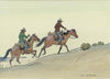 Don Louis Perceval (1908-1979) - Two Men on Horseback (PDC91301C-0122-001)
