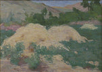 SOLD E. I. Couse (1866-1936) - Landscape - Hayfields