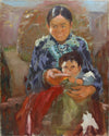 Odon Hullenkremer (1888-1978) - Navajo Mother Feeding Child