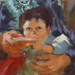 Odon Hullenkremer (1888-1978) - Navajo Mother Feeding Child (PDC1168-29)