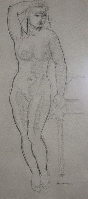 Doel Reed (1895-1985) - Nude with Table (PDC1189d)