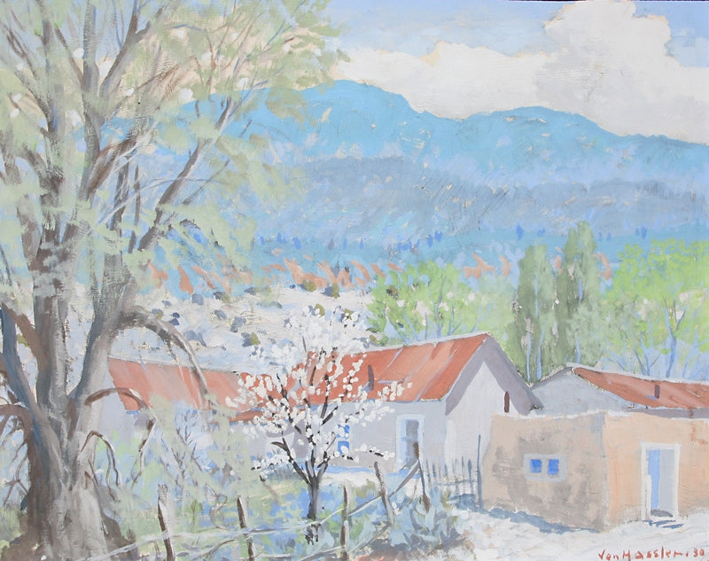 SOLD Carl von Hassler (1887-1969) - Springtime, New Mexico Valley