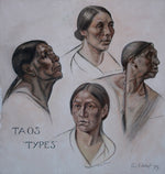 SOLD Joseph Imhof (1871-1955) - Taos Types