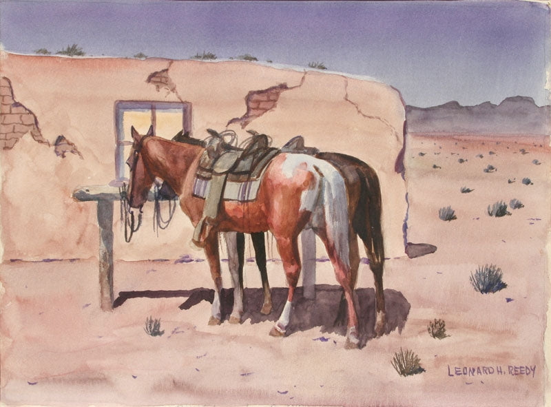 SOLD Leonard Reedy (1899-1956) - Night on the Desert