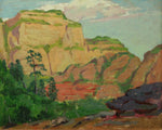 SOLD Mary-Russell Ferrell Colton (1889-1971) - Dawn, Oak Creek Canyon, Study