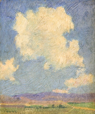 SOLD E. I. Couse (1866-1936) - Untitled Landscape, Taos Mountain