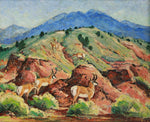 SOLD Ila Mae McAfee (1897-1995) - Antelope Breaks