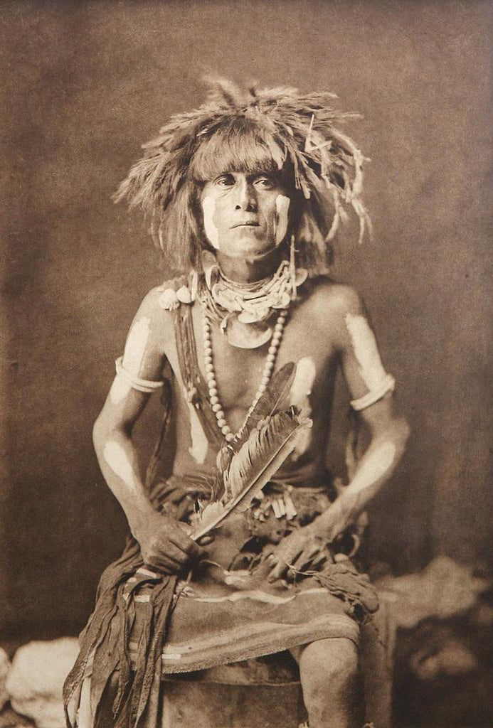 SOLD Edward S. Curtis (1868-1952) - Honovi - Walpi Snake Priest, with Totokya Day Painting