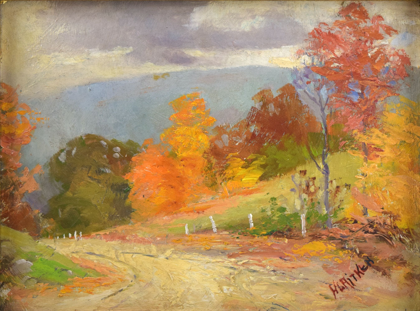 Harry Aitken (1867-1952) - Country Landscape