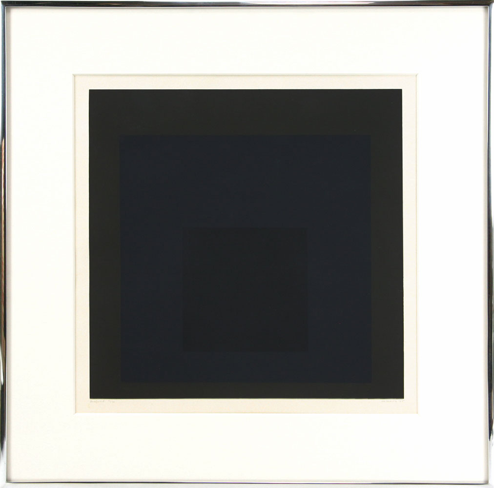 SOLD Josef Albers (1888-1976) - Profound, from Homage to the Square. Soft-Edge-Hard-Edge