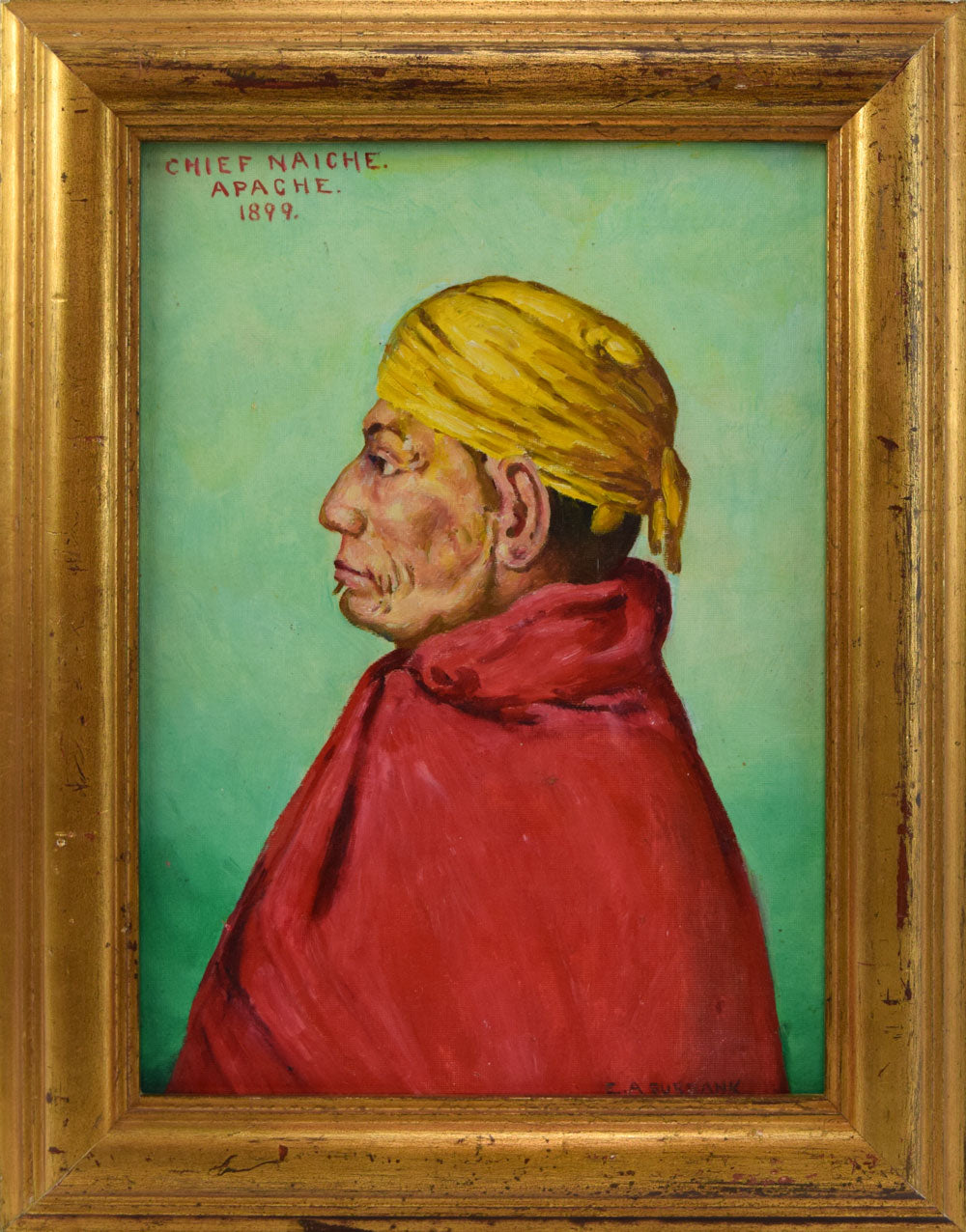 SOLD E. A. Burbank (1858-1949) - Chief Naiche, Apache