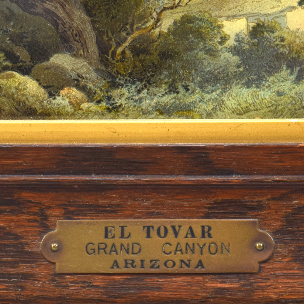 SOLD Louis Akin (1868-1913) - El Tovar - Grand Canyon