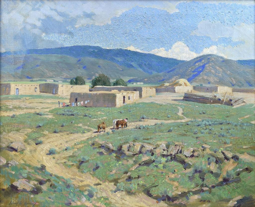Wood W. Woolsey (1899-1970) - New Mexico Landscape