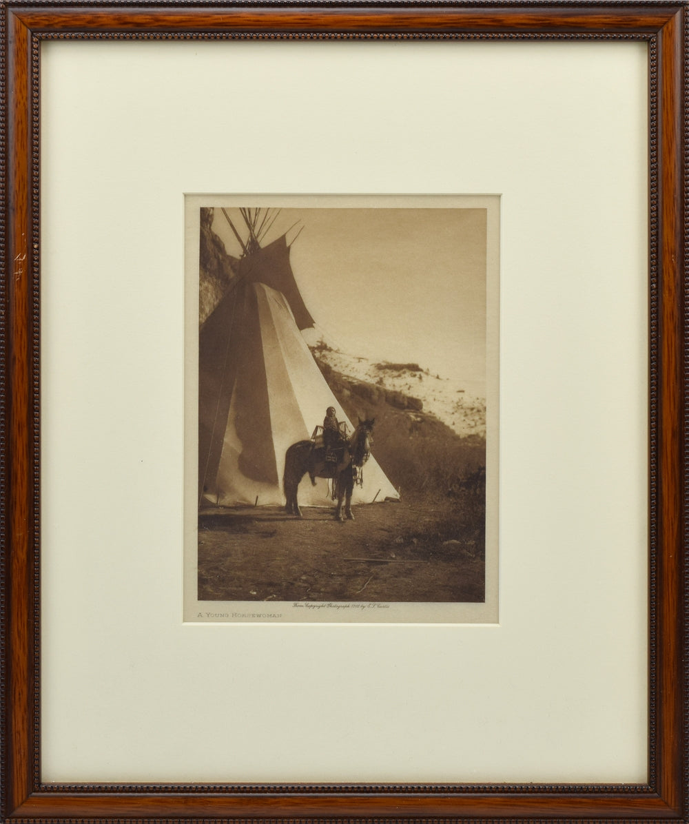 SOLD Edward S. Curtis (1868-1952) - A Young Horsewoman