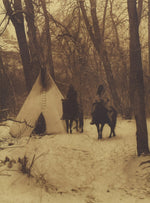 Edward S. Curtis (1868-1952) - The Winter Camp - Apsaroke