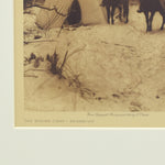 SOLD Edward S. Curtis (1868-1952) - The Winter Camp - Apsaroke