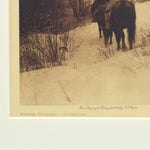 SOLD Edward S. Curtis (1868-1952) - Winter Hunters - Apsaroke