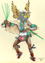 Clifford Bahnimptewa (1937-1984) - Hopi Owl Kachina (PDC1888)