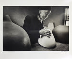 Dan Budnik (1933-2020) - Georgia O'Keeffe at the Ghost Ranch with pots by Juan Hamilton; March 1975 (PDC90211C-0121-005) 2
