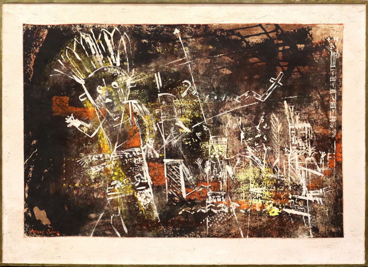 Agnes C. Sims (1910-1990) - Untitled Native American Abstract (PDC90237C-1022-003-A)1
