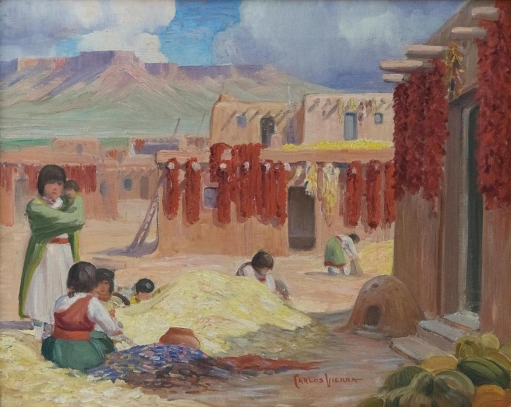Carlos Vierra (1876-1937) - Indian Harvest