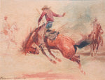 Edward Borein (1872-1945) - Bucking Horse