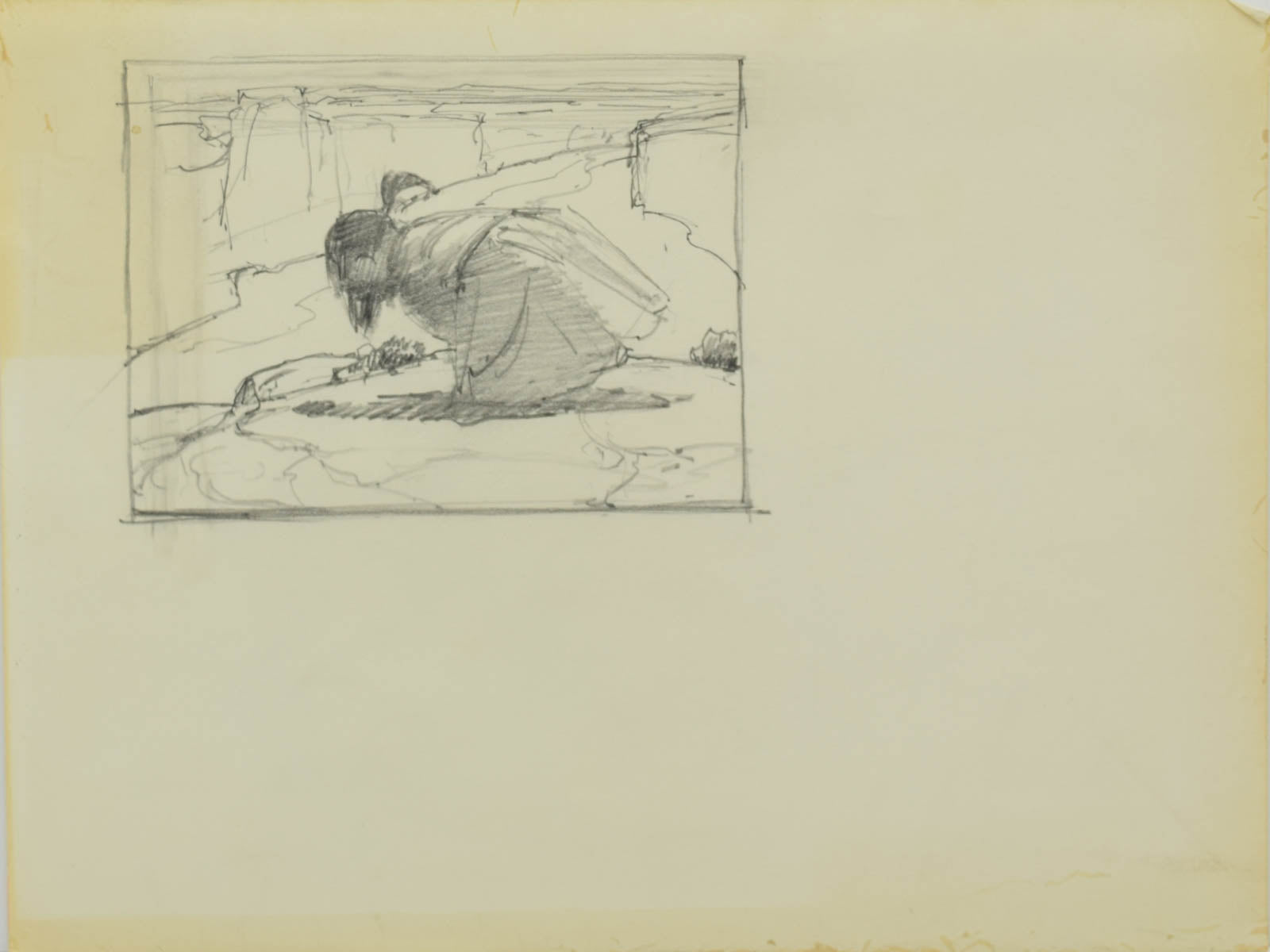 Ralph Brownell McGrew (1916-1994) - Pair of Drawings, Number SK. 303 "Squaw Dance" and Girl (PDC90536-1220-013) 4
