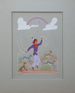 Harrison Begay (1914-2012) - Young Shepherd and Young Goats (Kids) (PDC90537-0112-014)