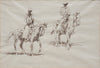 SOLD Edward Borein (1872-1945) - Two Mounted Cowboys