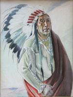 SOLD Joseph Imhof (1871-1955) - Plains Indian (Sioux)