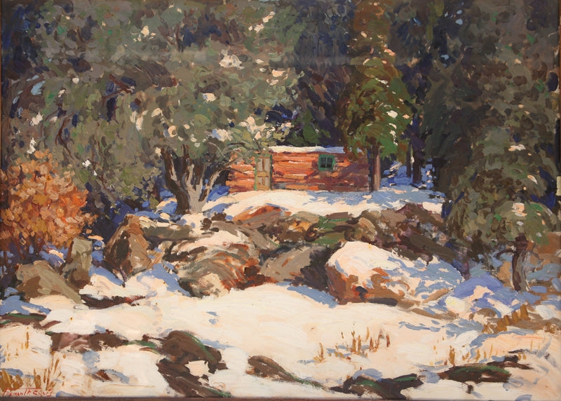 SOLD Fremont Ellis (1897-1985) - Winter Landscape