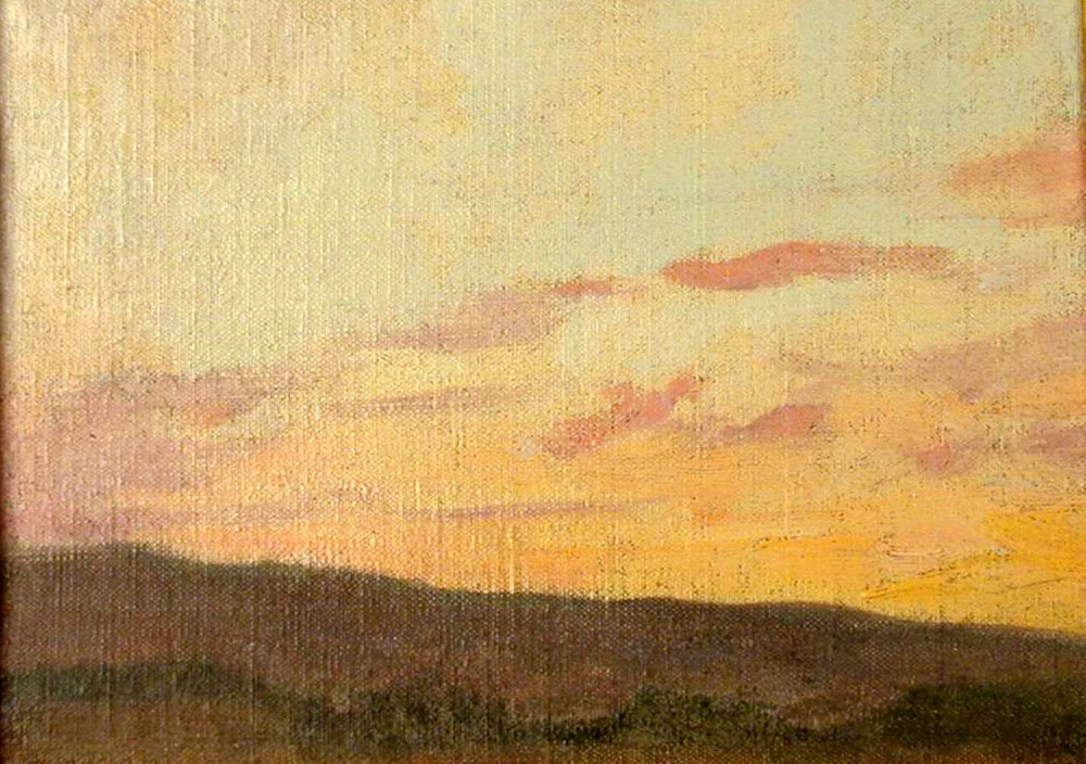 SOLD E. I. Couse (1866-1936) - Taos Landscape