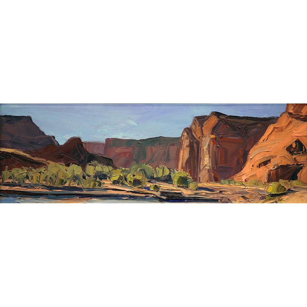 SOLD Louisa McElwain (1953-2013) - Cliffs at Canyon Junction