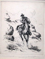 SOLD H. W. Hansen (1854-1924) - Patrolling the Rio Grande