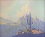 SOLD Jack Van Ryder (1899-1968) - Saguaro and Mountain