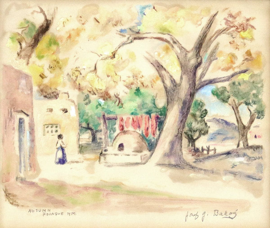 Jozef Bakos (1891-1977) - Autumn in Pojaque (PDC91384B-0422-003)