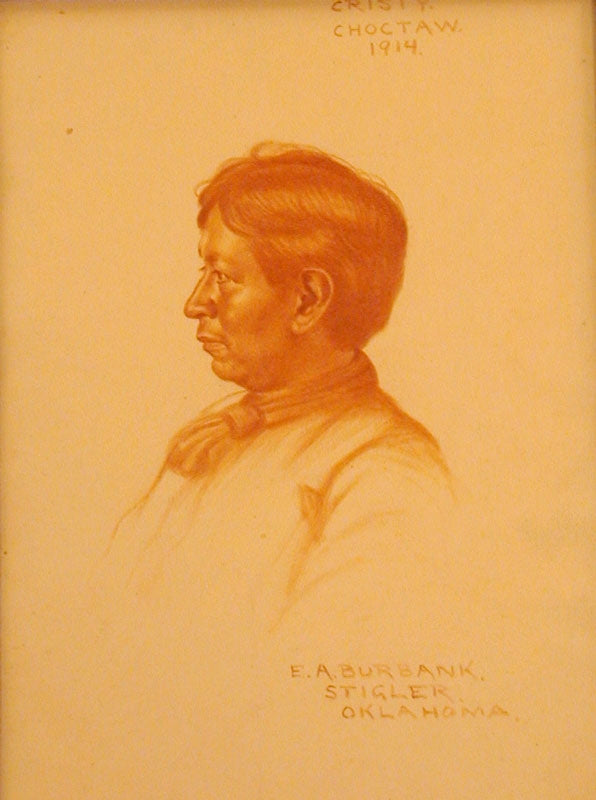 SOLD E. A. Burbank (1858-1949) - Cristy, Choctaw, 1914