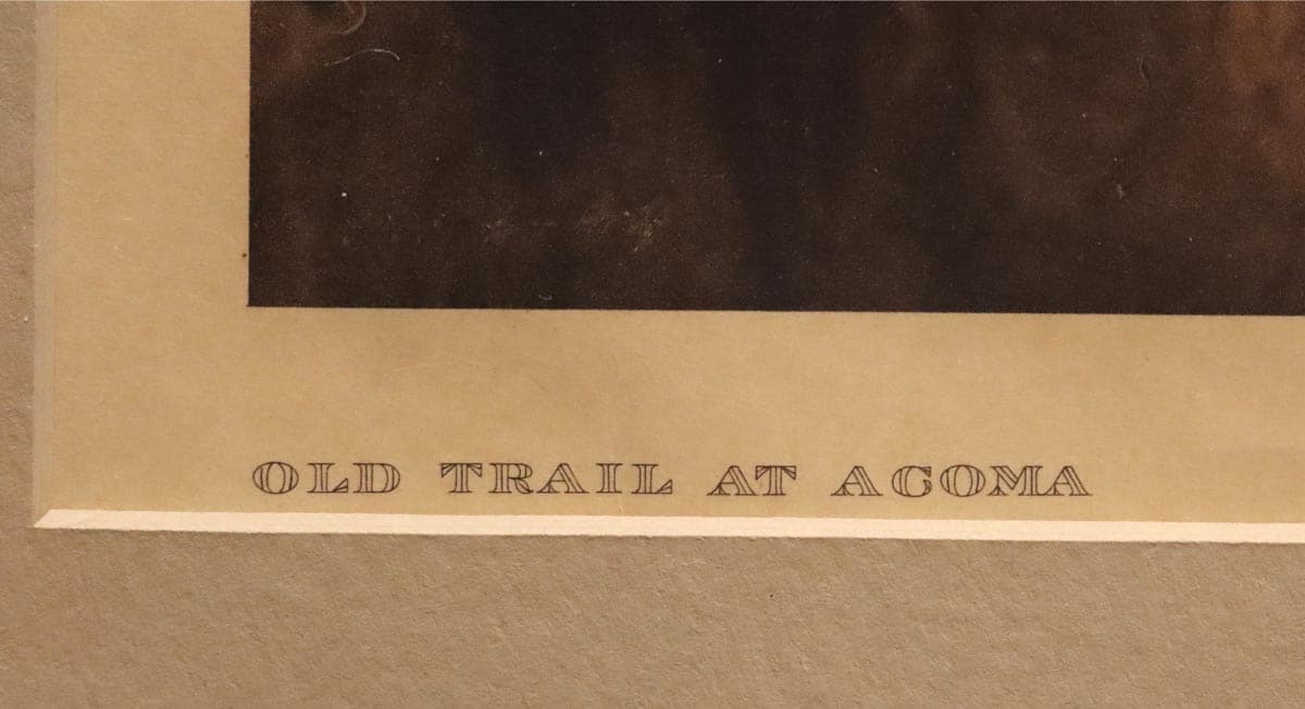 Edward S. Curtis (1868-1952) - Old Trail at Acoma (PDC91473-1221-006) 3