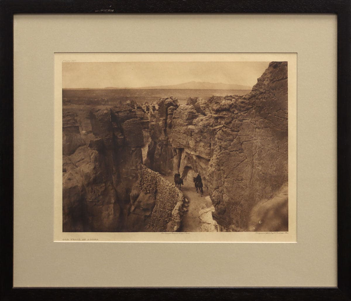 Edward S. Curtis (1868-1952) - Old Trail at Acoma (PDC91473-1221-006) 7