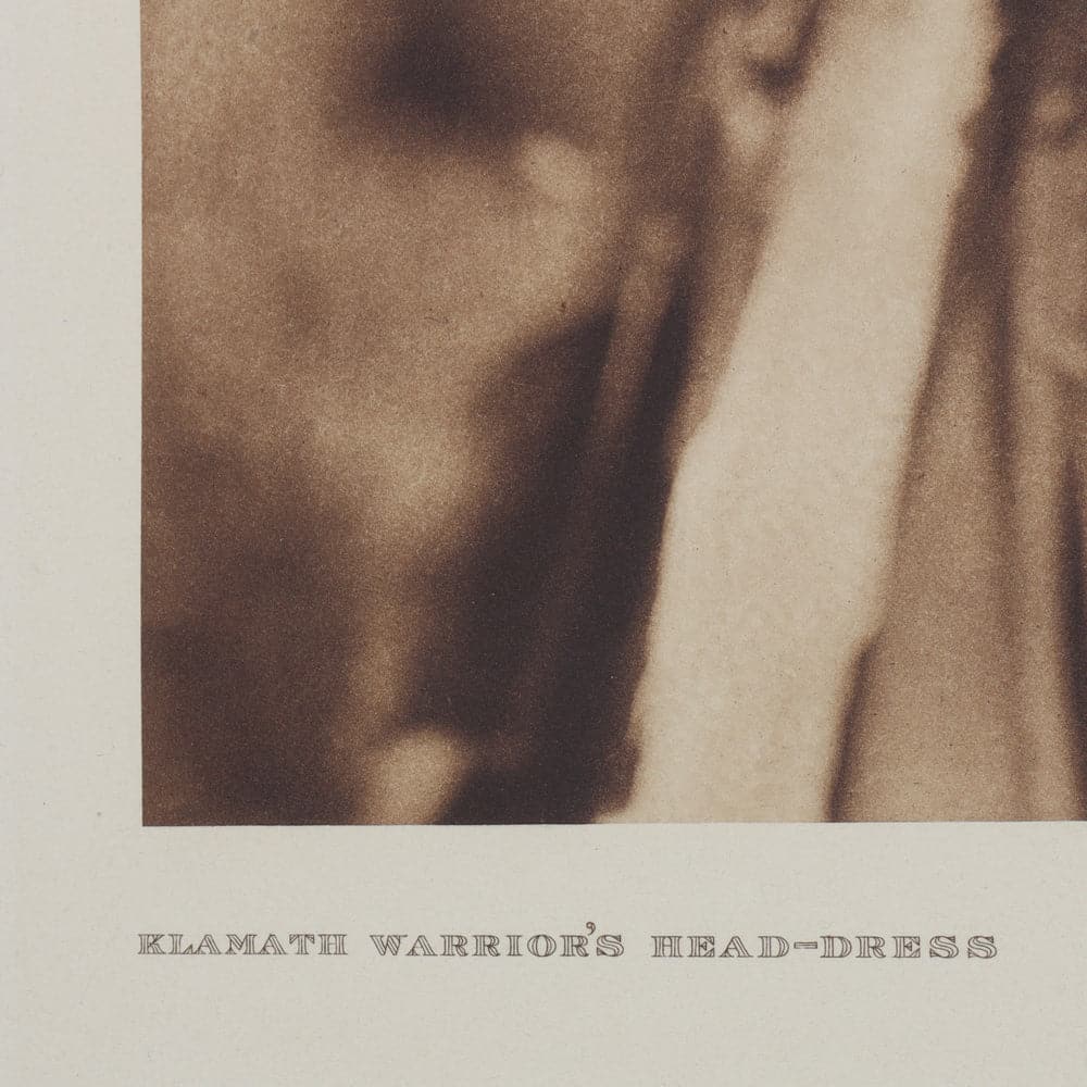 Edward S. Curtis (1868-1952) - Klamath Warrior's Head-Dress 1
